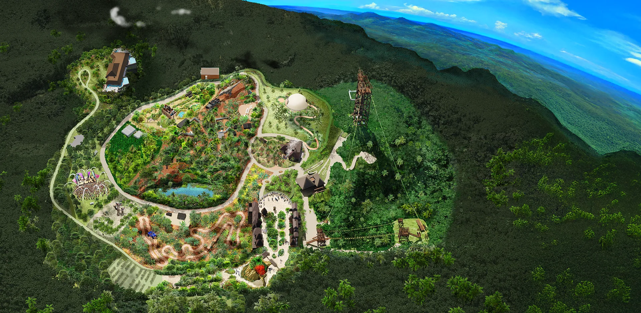 2025 年 7 月 25 日，叢林沖繩（JUNGLIA OKINAWA）盛大開幕。園內設施豐富，有恐龍主題冒險、越野車體驗、高空熱氣球等，更有特色餐廳，為遊客帶來驚喜不斷的奇妙之旅。（來源：junglia.jp）