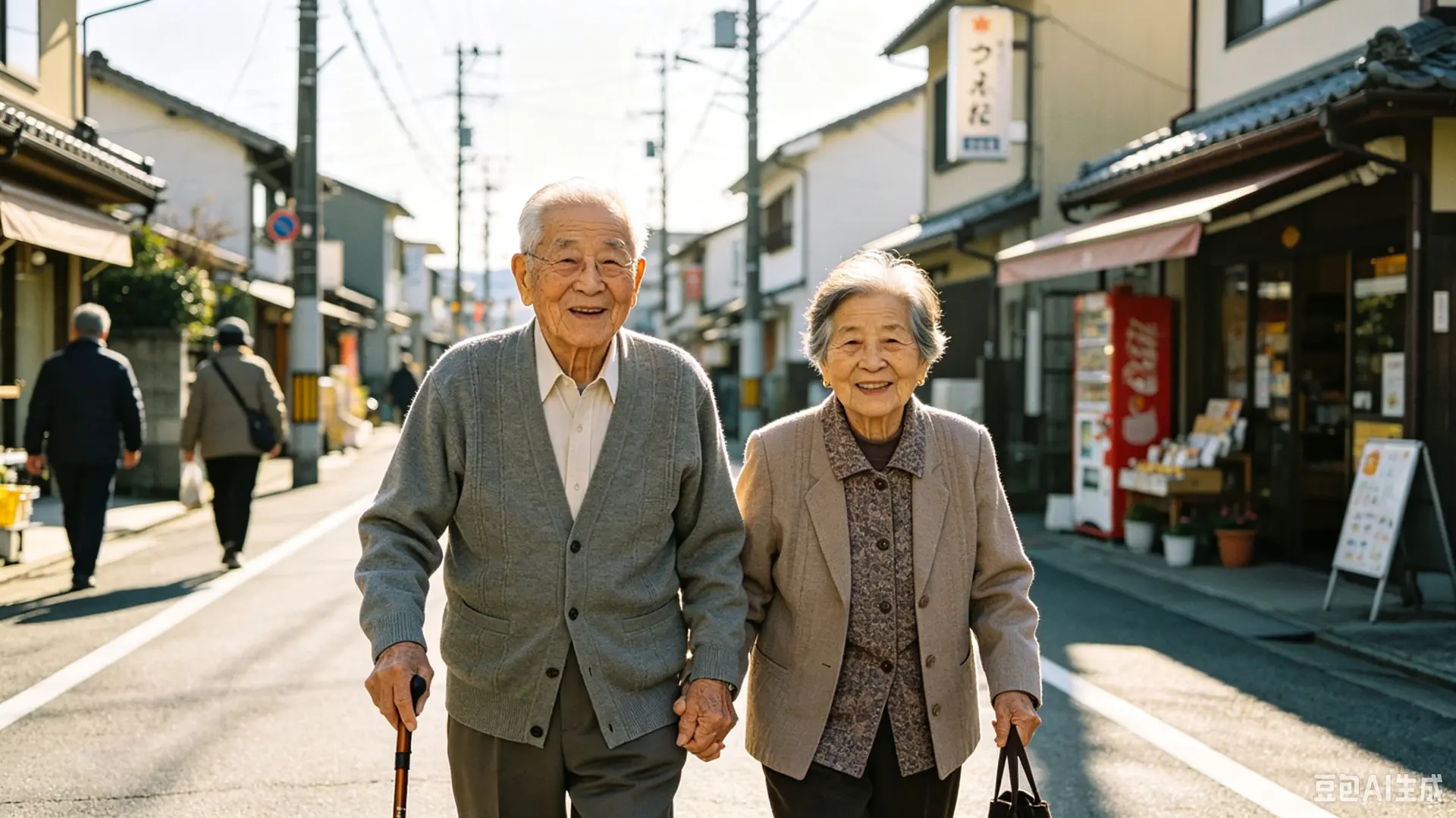 日本厚生勞動省數據顯示，該國百歲人瑞（centenarian）數量首度突破10萬人，創歷史新高，女性占比高達87.6%。對比60餘年數據，日本長壽人口爆發式增長，亮眼紀錄背後，亦折射出高齡社會的嚴峻挑戰。（示意圖來源：豆包AI）
