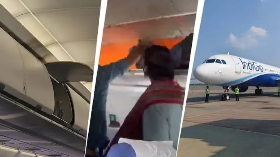 驚魂一刻！印度客機萬呎高空行李架起火，全機人員平安的封面圖片
