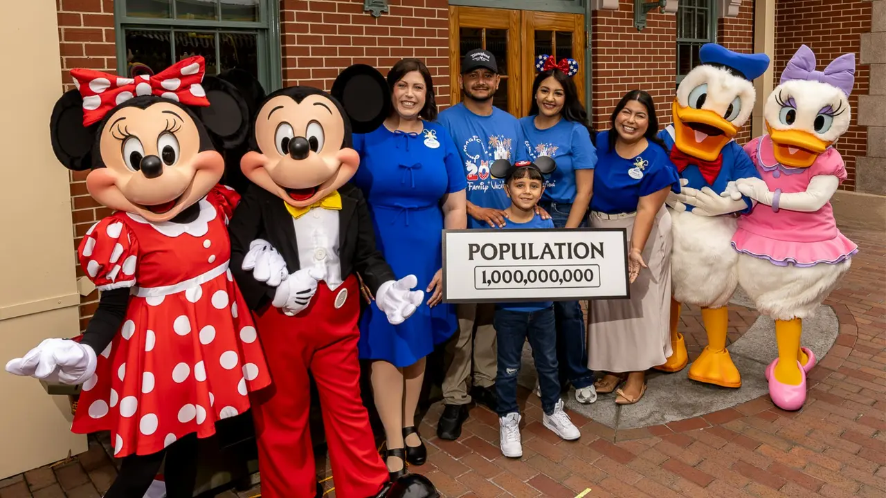 美國加州迪士尼樂園（Disneyland Resort）開園逾70年迎來第10億名遊客，來自亞利桑那州的8歲壽星幸運中獎，一家人獲獨家VIP禮遇，為樂園71週年到來添獨特紀念意義。（來源：Disney Parks@X）