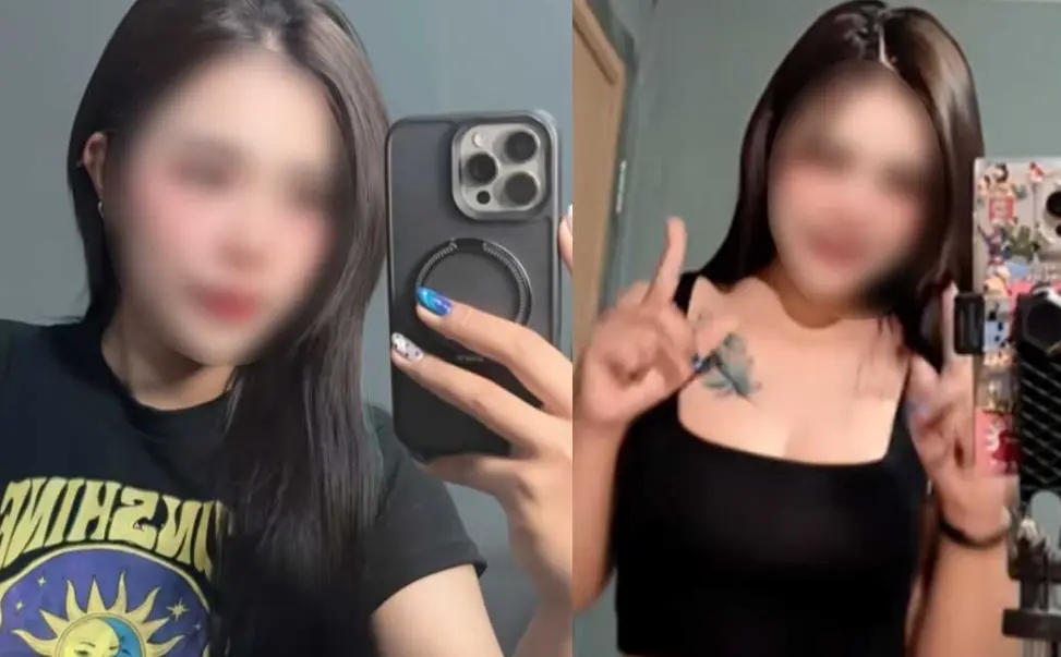 泰國北標府26歲人氣TikTok網紅茱拉朋，與男友視訊途中遭前男友蘇塔槍殺，子彈卡在後腦，2歲幼子全程目睹。兇手犯案後逃亡，最終在車內自盡，整起恩怨悲劇令人萬分惋惜。（來源：Khaosod）