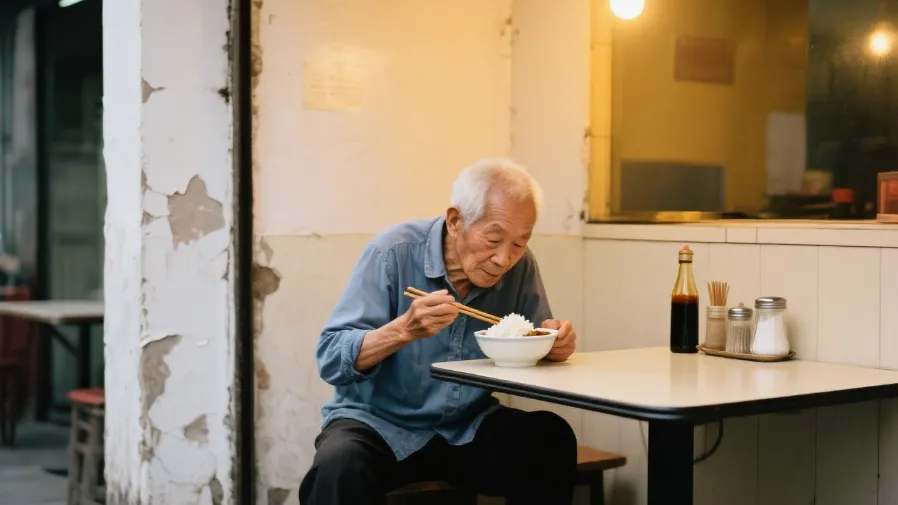 暖心!江門飯店老闆與老人的半碗白飯,半年溫情從未間斷的封面圖片