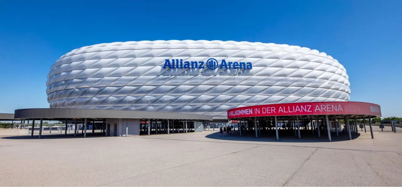 德國慕尼黑安聯球場（Allianz Arena）（來源：Allianz Arena官網）