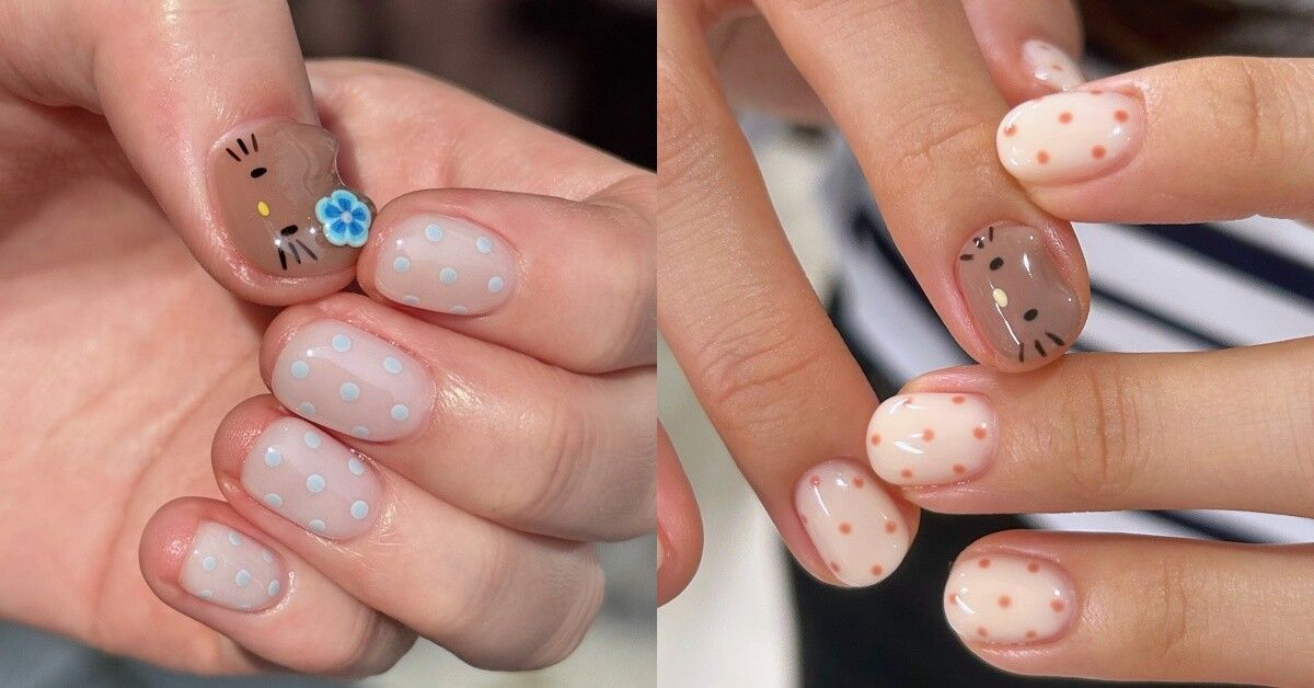 IG爆火美甲大集合！Hello Kitty 美甲居然能曬出小麥肌～（來源：IG）