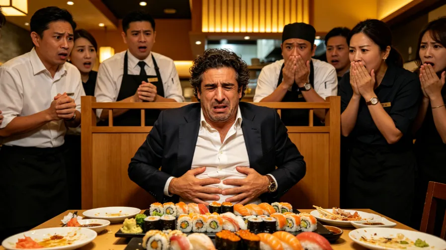 吃到吐=要付錢！西班牙Sushi Toro餐廳「嘔吐費」強勢上線的封面圖片