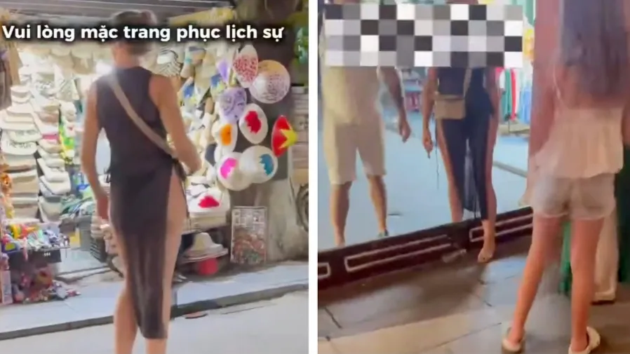 女遊客穿透視高衩裙闖越南千年古蹟，結局讓人意外的封面圖片
