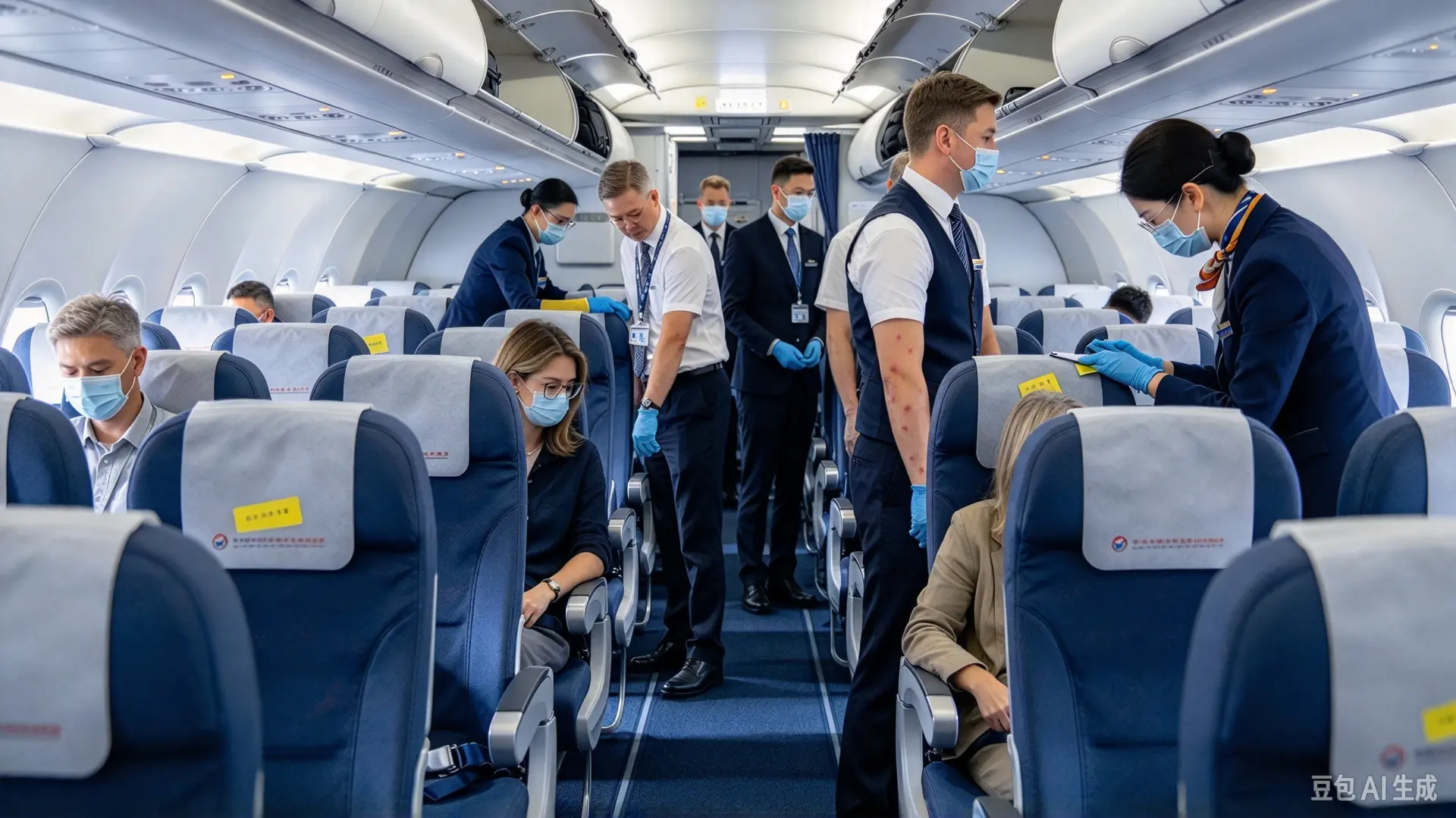 澳洲航空（Qantas）QF5伯斯飛羅馬航班，航程17小時機上出現臭蟲，多名旅客遭叮咬。客機落地後停機深度清潔，回程航班取消；專家指臭蟲多由旅客行李帶上飛機。（示意圖來源：豆包AI）