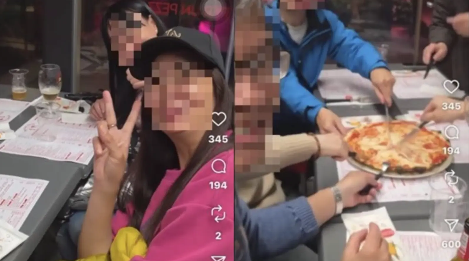 也有部分網友試圖理性看待事件，「Venicewalk威尼斯走走」解釋，義大利餐飲文化中「一人點一道主餐是基本禮貌」，正規餐點包含前菜、主食、甜點等環節，但即便如此，「店家也應以溝通代替羞辱」。(圖：視頻截圖)