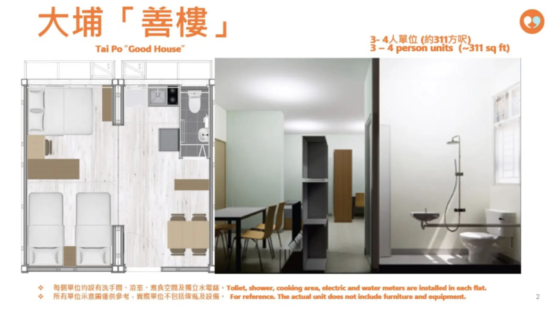 針對相關爭議，善導會於12月21日透過社交平台發文澄清。會方指出，「善樓」本身為僅配備熱水爐的「清水樓」，自11月26日晚開始接收宏福苑火災災民後，陸續為房間配備上述10種基本生活用品與電器，當中部分由熱心企業捐贈，另有部分由善導會申請基金購置。(圖：善導會官網)