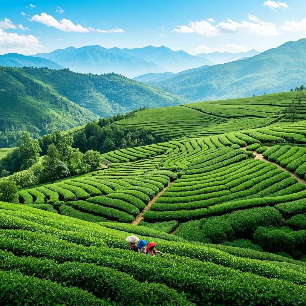 江北茶區地處高緯度，綠茶滋味更濃厚。（示意圖來源：小紅書網友）