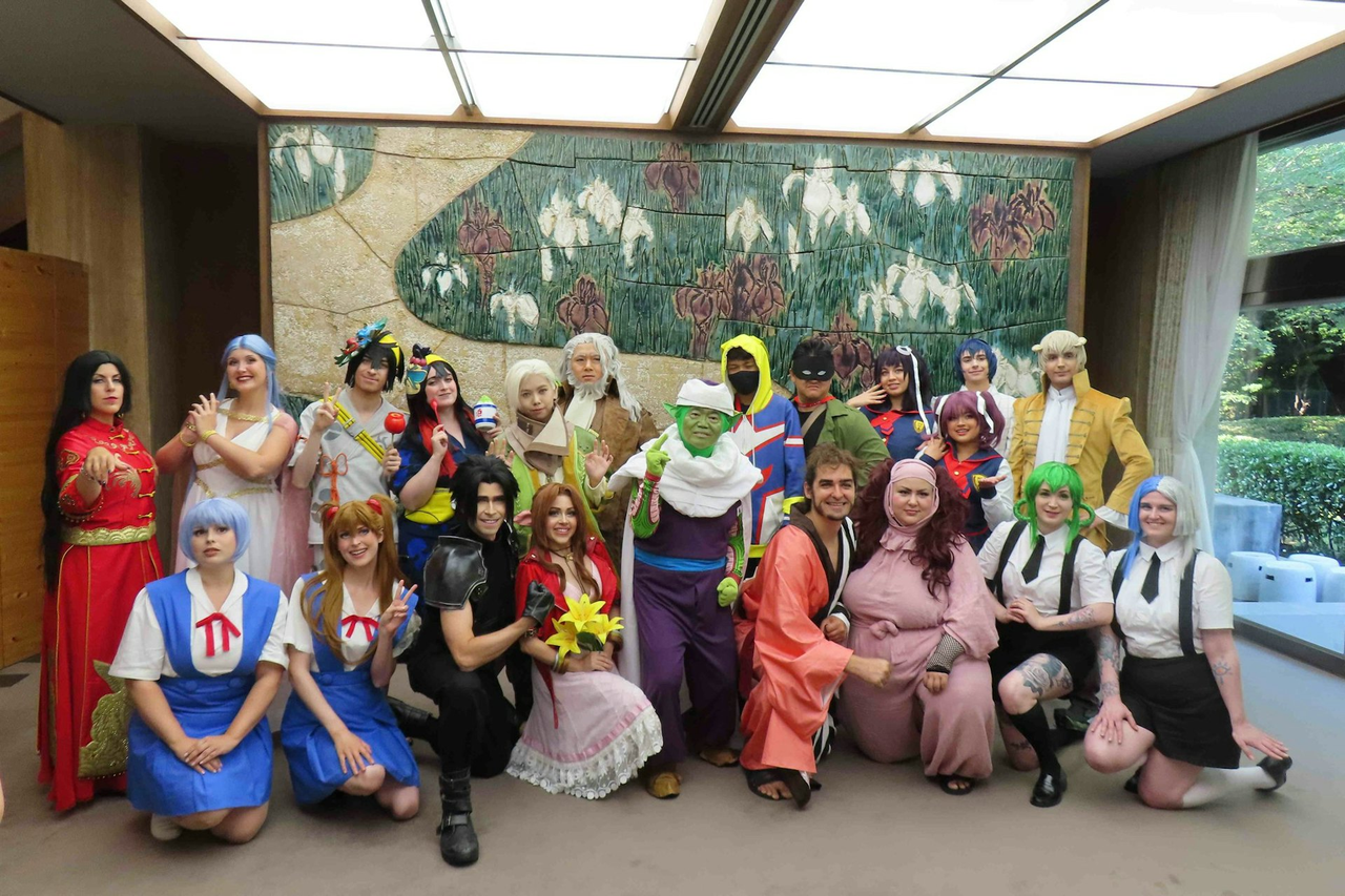 愛知縣知事化身《龍珠》笛子魔童！驚喜助力世界 Cosplay 峰會。（來源：大村秀章@X）