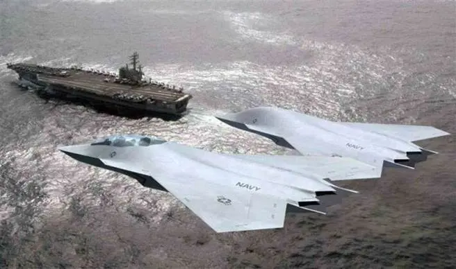 美國海軍下一代戰機F/A-XX示意圖。（波音）