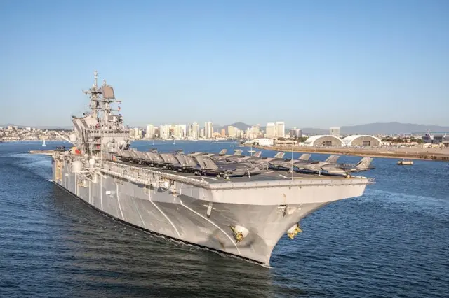 美軍兩棲攻擊艦的黎波里號（USS Tripoli）（美國海軍網站）