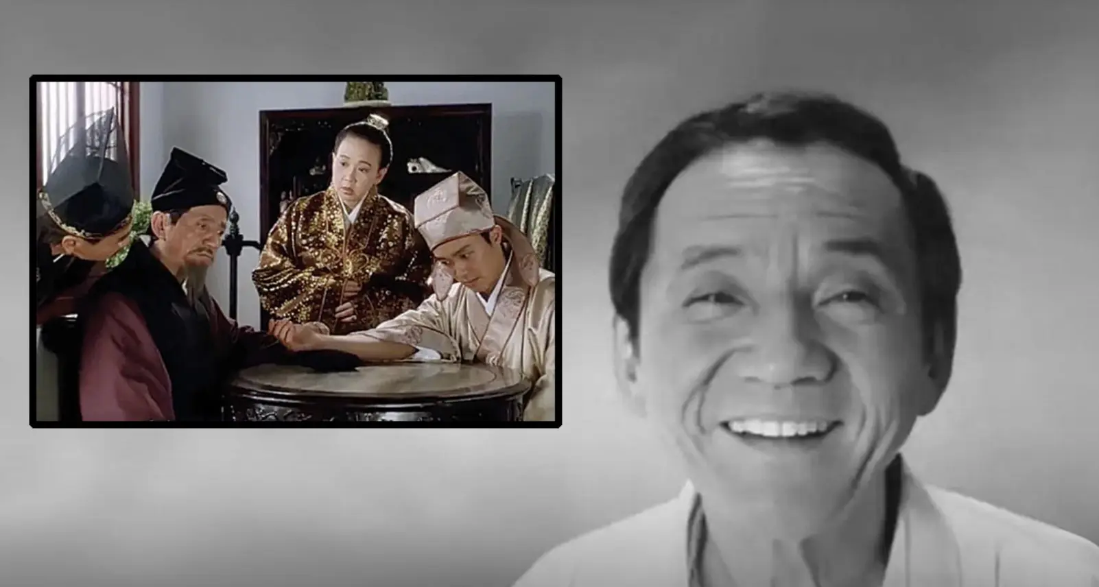 曾在《九品芝麻官白面包青天》飾演仵作、《唐伯虎點秋香》中為周星馳把脈探出《將軍令》的資深藝人凌漢，經好友陳勉良證實已離世至少五年。(圖：網絡截圖)