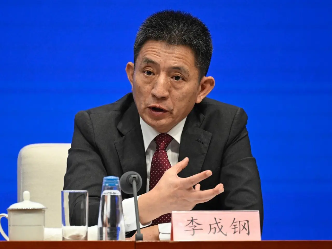 李成鋼被免去中國常駐世界貿易組織代表等職務，仍是國際貿易談判代表(正部長級)兼副部長。(新華社資料圖片)