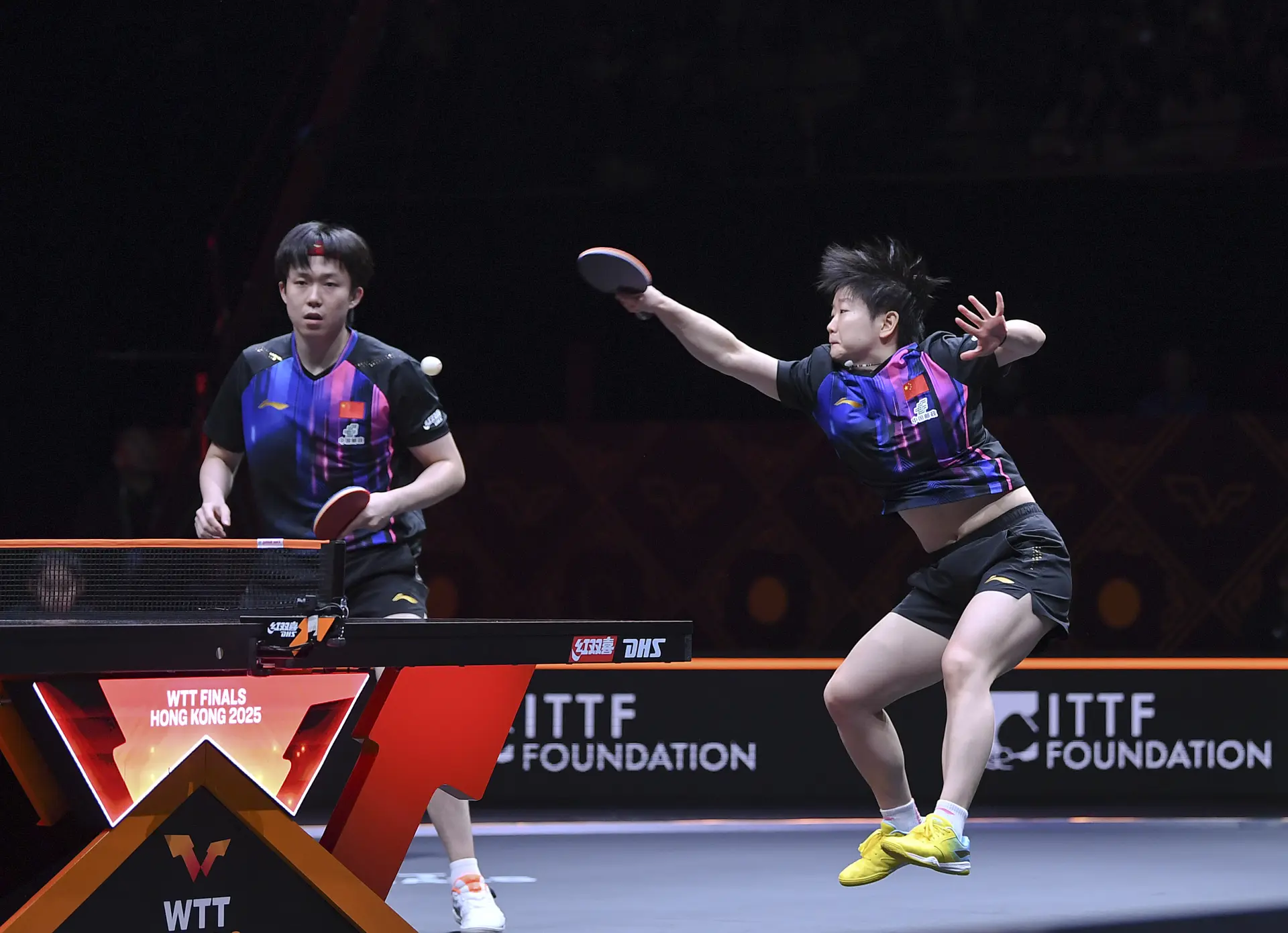 賽後王楚欽在接受採訪時對林詩棟/蒯曼給予高度評價，稱其是一組非常優秀和強大的對手。談及取勝關鍵，王楚欽表示自己抱著學習和挑戰的心態應戰，心態擺得非常正：「很久沒有這麼打球，這樣拚着和別人打球確實很舒服，很多球能加質量就加，不帶有一絲猶豫。」(圖：新華社)