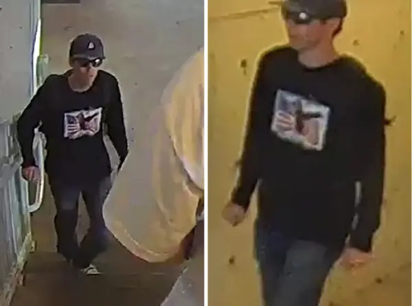 FBI早前公布的兩張嫌犯模糊照片 FBI