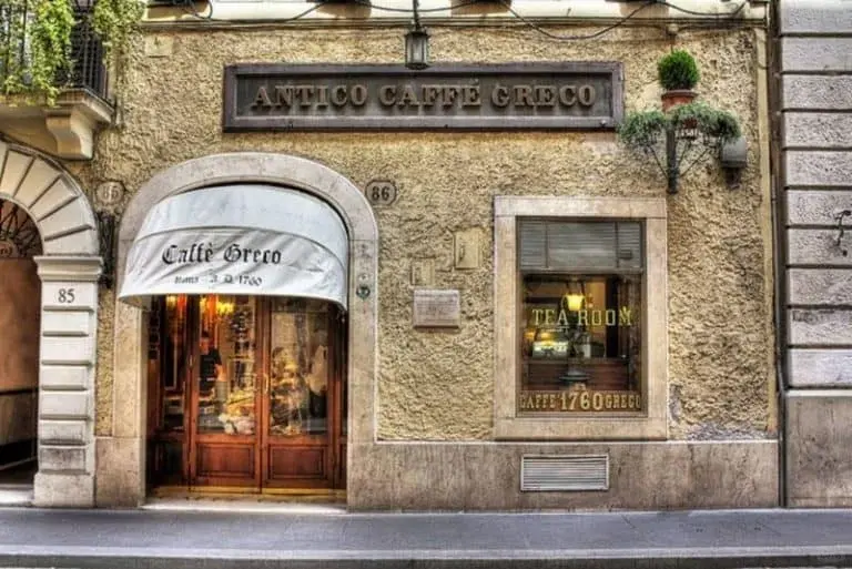 羅馬古希臘咖啡館（Antico Caffè Greco）與以色列醫院（Israelite Hospital）的八年租約之爭，2025 年 10 月以咖啡館易主落幕。（示意圖來源：小紅書）