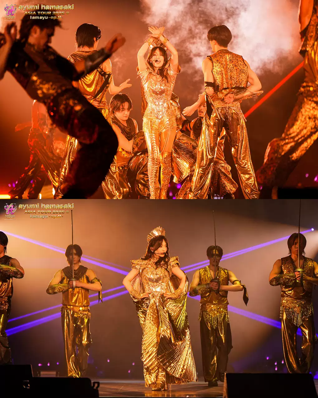 儘管演出取消，濱崎步仍不願辜負粉絲與團隊的努力。據傳她堅持站上已搭建完成的舞台，面對空無一人的觀眾席完成演出錄影，並承諾會在「適當時間」將錄影內容公開，讓無法到場的粉絲得以觀看。(圖：網絡截圖)