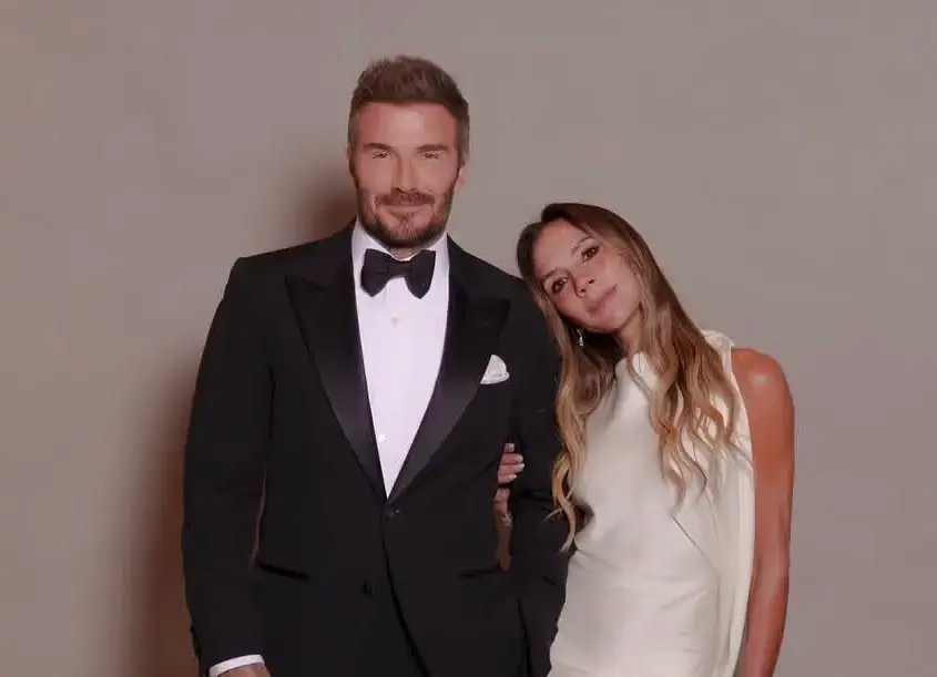 足球傳奇貝克漢（David Beckham）和妻子維多利亞・貝克漢（Victoria Beckham）。（來源：Victoria Beckham / IG）
