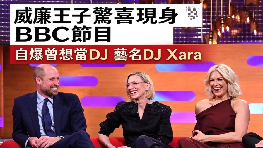 英國王室驚喜彩蛋！威廉王子空降BBC節目，自爆曾想做DJ的封面圖片