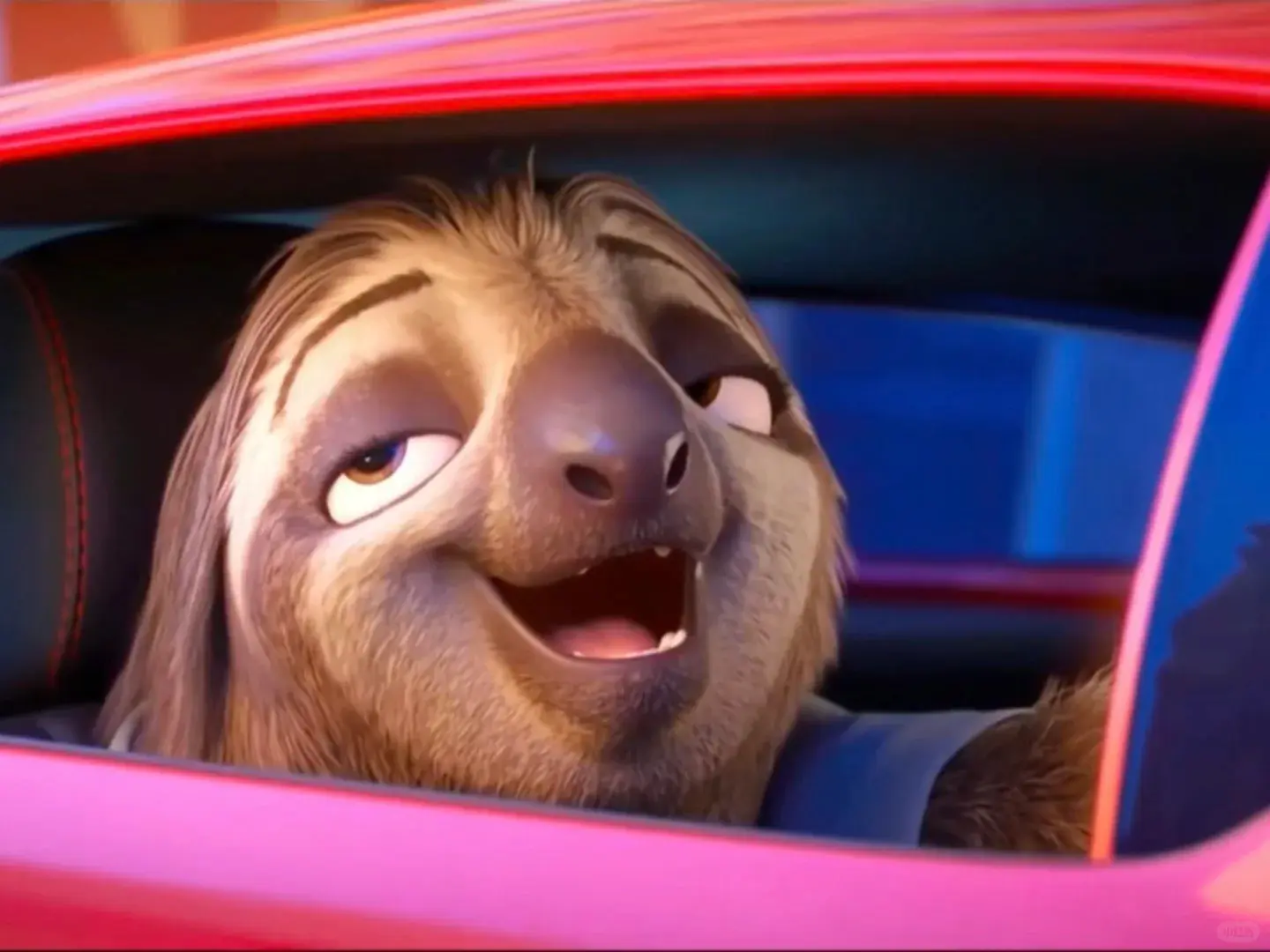 瘋狂動物城2熱映，讓那位辦手續慢到讓人抓狂的樹懶閃電，又一次刷爆社交平台。（視頻截圖來源：瘋狂動物城2）