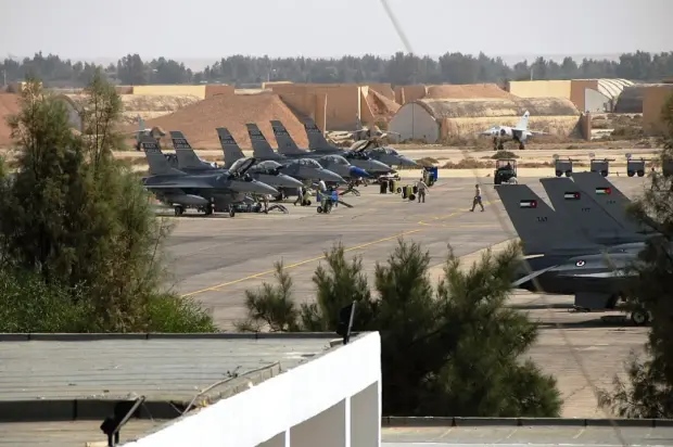 穆瓦法克・薩爾提空軍基地。  (「軍武次位面」微信公眾號)
