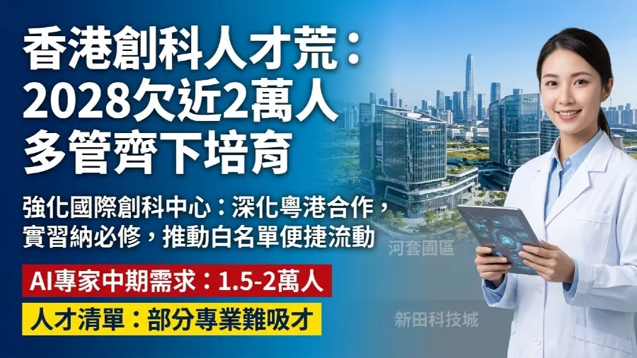 創科人才培育如何破局？解析河套園區實習與大灣區合作新趨勢的封面圖片