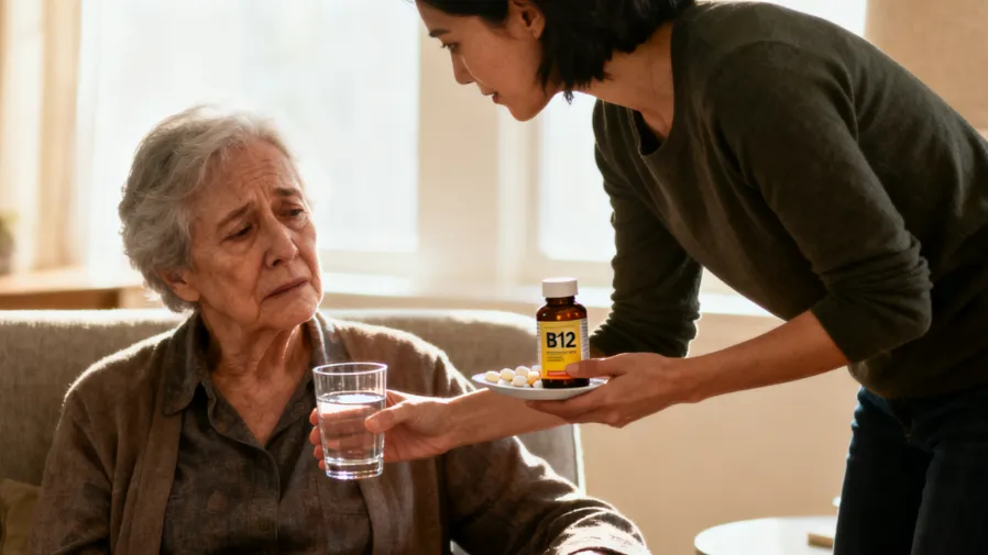 心疼家中老人！補點維生素 B12，或能幫他們擺脫 5 種慢性病的封面圖片