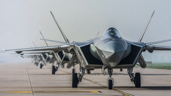 廣東佛山已部署最先進的殲-20戰機。(新華社)