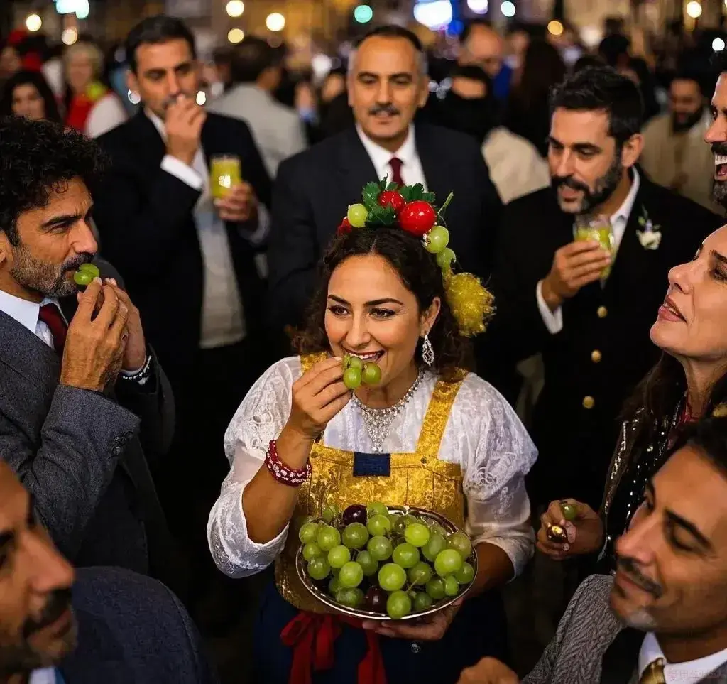 西班牙跨年不是倒數而是吃葡萄？12顆竟有這麼多講究！（示意圖來源：小紅書網友）
