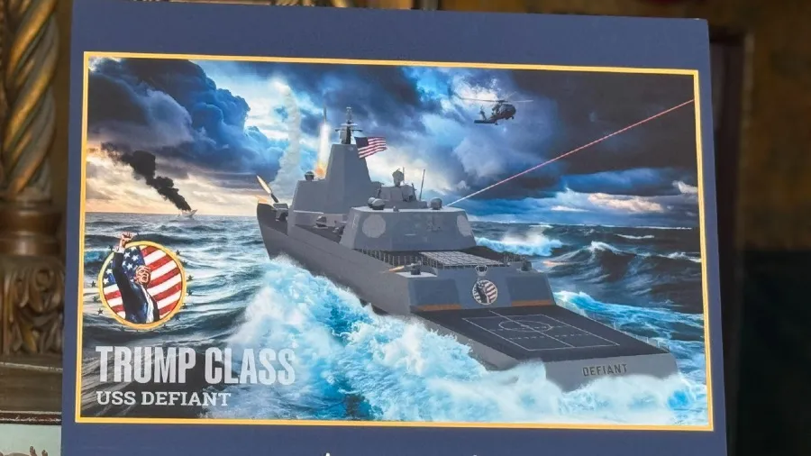 特朗普宣佈打造「特朗普」級戰列艦 首艦命名無畏號配備高超音速武器的封面圖片