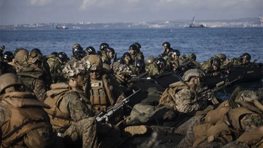 美日鐵拳軍演涉琉球群島 19 地點 約 4900 人參與創歷年紀錄的封面圖片