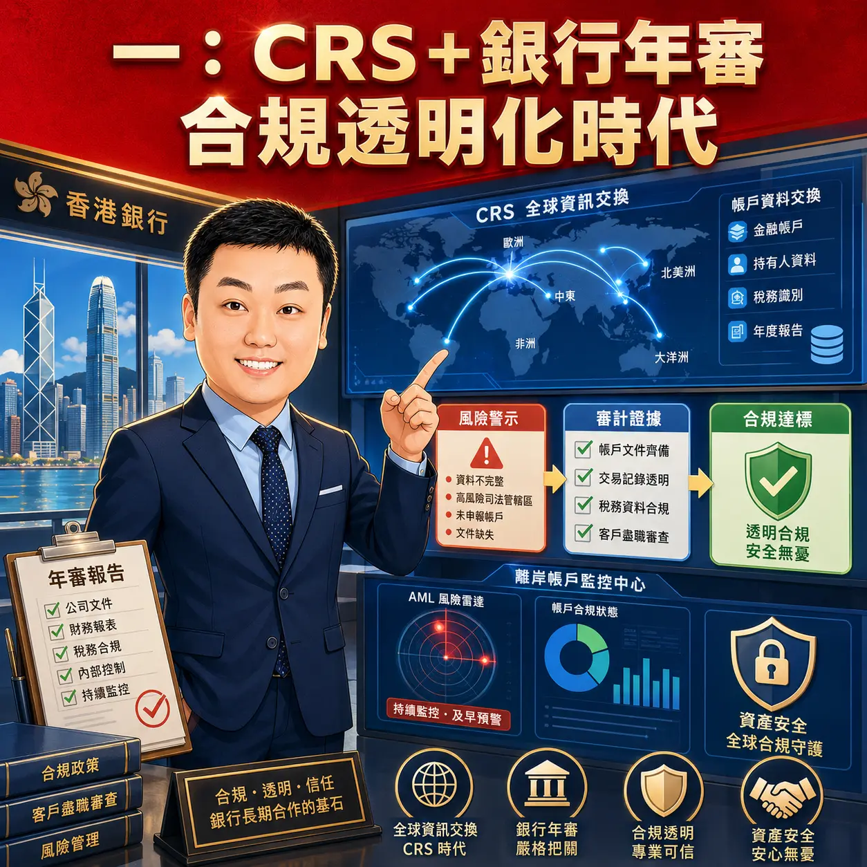 一、CRS與銀行年審雙重夾擊下的合規真相