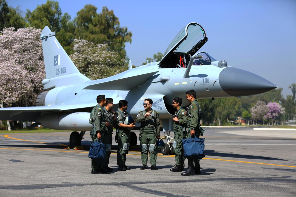 巴基斯坦購入的殲-10CE。(新華社)