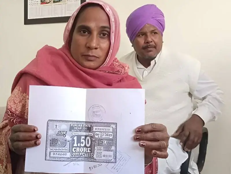 中1.5億盧比頭獎為何連夜逃亡？印度夫妻的暴富恐慌！（來源：princesinghrk@X）