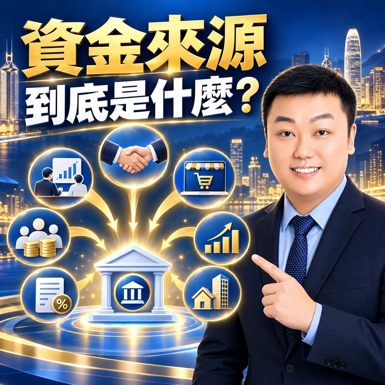 一、先分清楚：銀行問的是「資金來源」，還是「財富來源」？