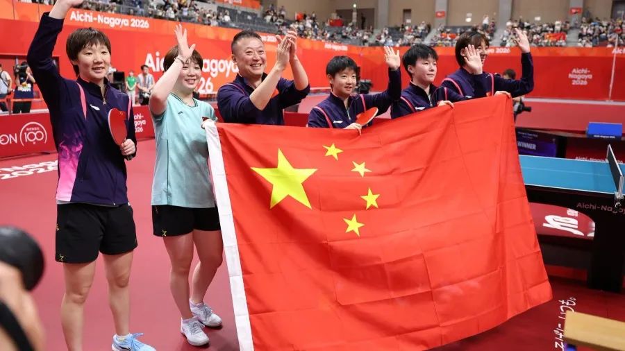名古屋亞運乒乓女團決賽：孫穎莎王曼昱蒯曼合力 中國 3:0 橫掃日本奪金實現六連冠的封面圖片