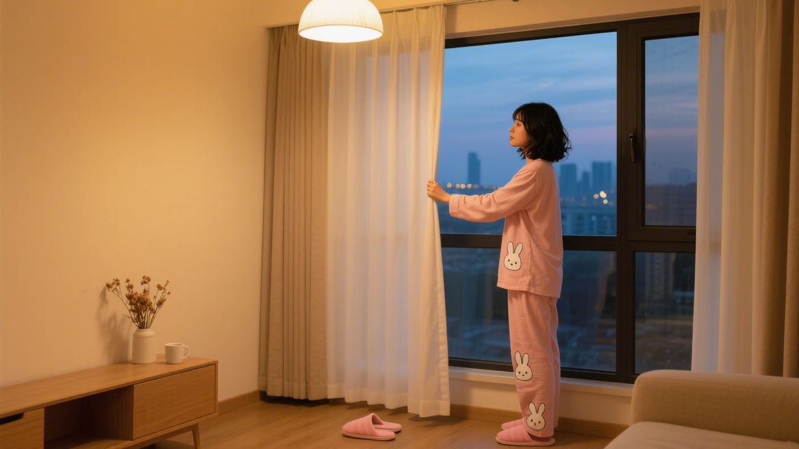 平時在家，就算是在自家院子，也別太過「放鬆」，可以拉上窗簾，或者檢查一下周圍有沒有可能泄露隱私的地方。（來源：豆包AI）