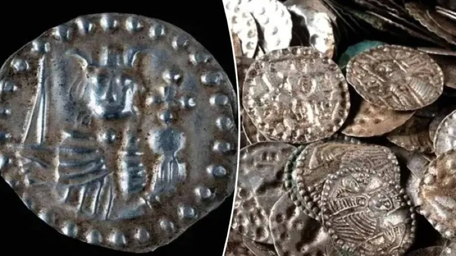 瑞典釣客挖蚯蚓，發現瑞典有史以來最大宗的早期中世紀銀器窖藏之一！的封面圖片