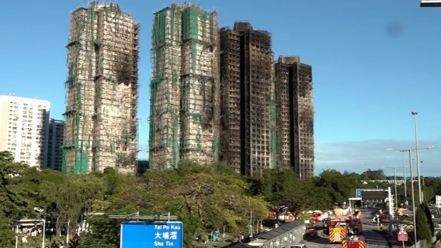 大埔宏福苑5級火｜ 7大廈完成搜索 增至159人死亡　6消防裝置承包商被捕的封面圖片