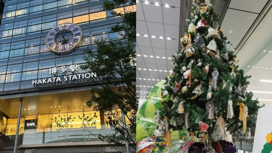 全日本最特別的聖誕樹！福岡博多站讓200件失物竟成閃耀裝飾的封面圖片