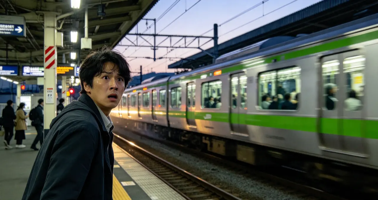 JR西日本阪和線28日上午發生驚險事件，30多歲駕駛行車時打瞌睡未煞車，載有約350名乘客的電車衝過東佐野站300m，防過站裝置失靈，最後由車掌拉下緊急煞車。（示意圖來源：藍莓卷）