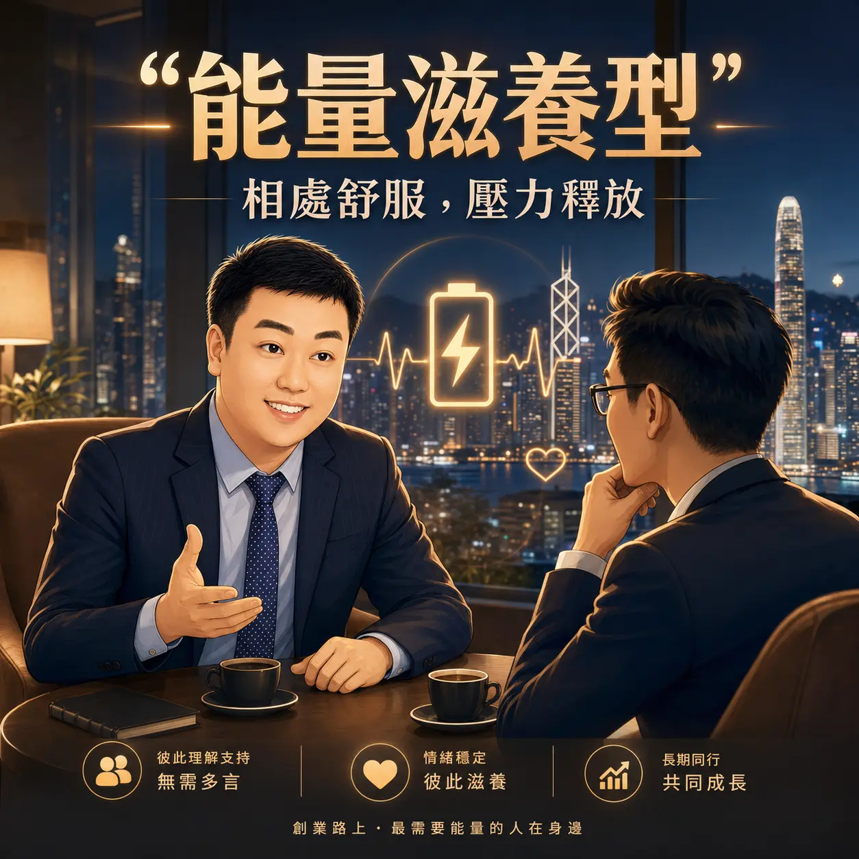 第二類值得深交的人，是能量滋養型
