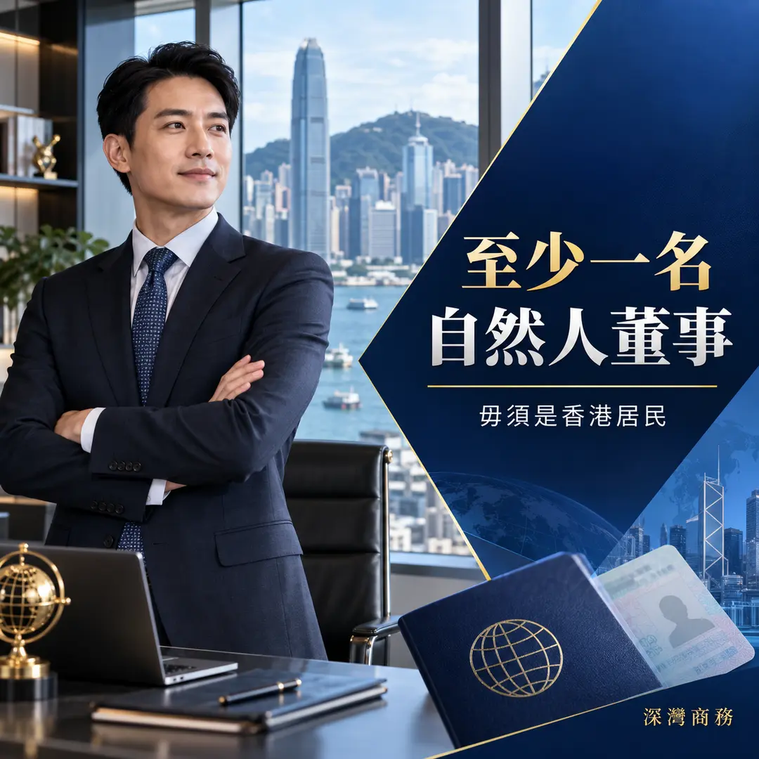 2. 至少要有一名自然人董事