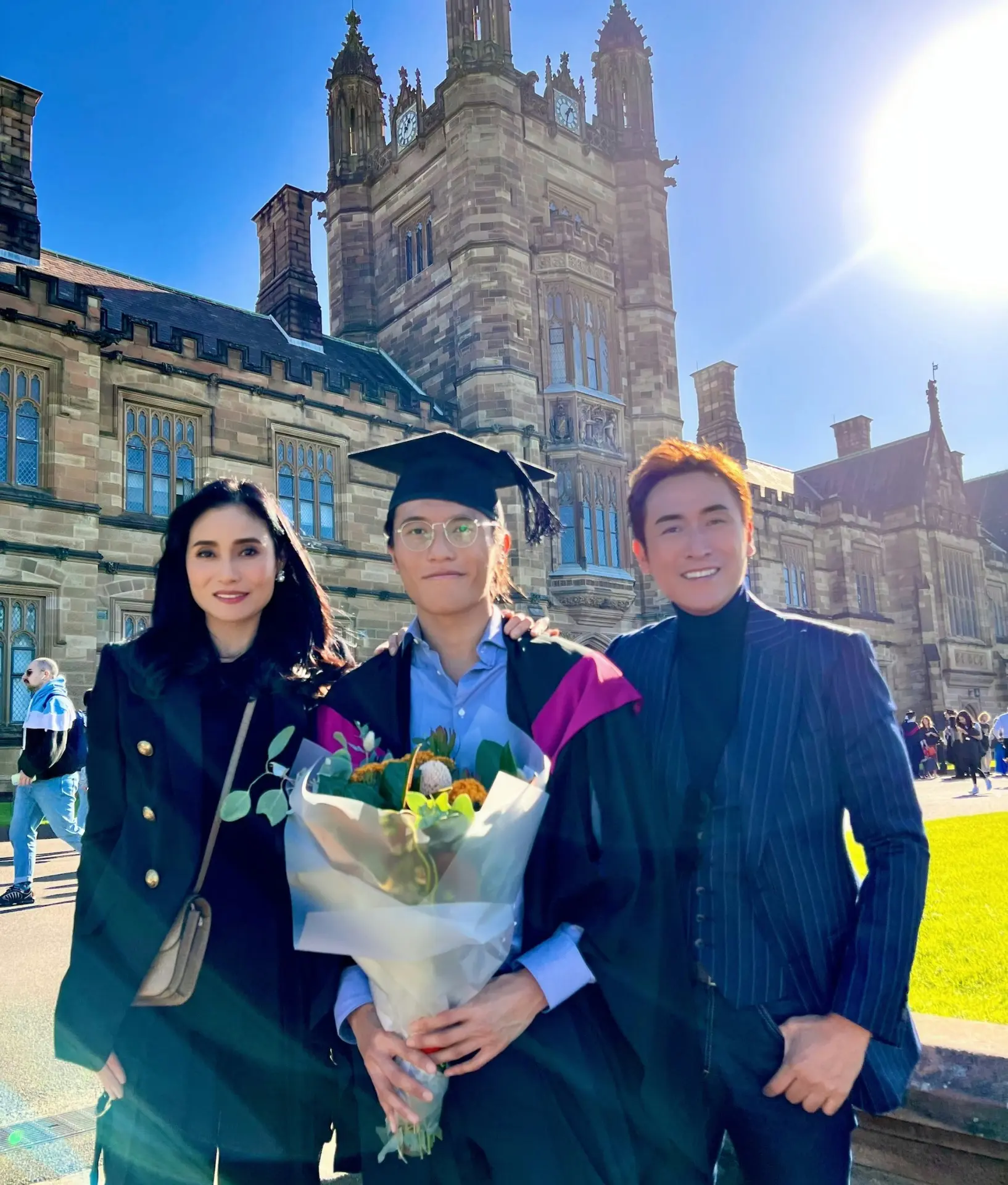 馬在驤的母親張筱蘭表示兒子已長大成人，會尊重其感情選擇，不會加以干預。。(圖： 網絡翻攝)