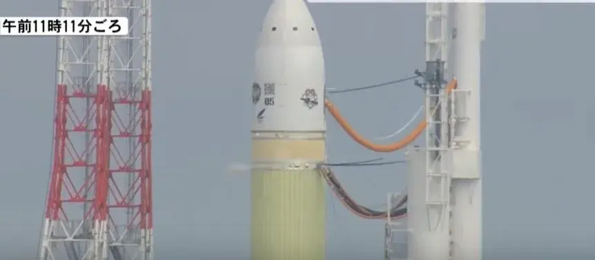日本H3火箭8號機原定今天發射，突然喊卡。（圖／翻攝NNN）