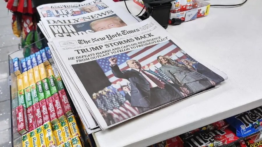 特朗普起訴《紐約時報》索賠150億美元的封面圖片