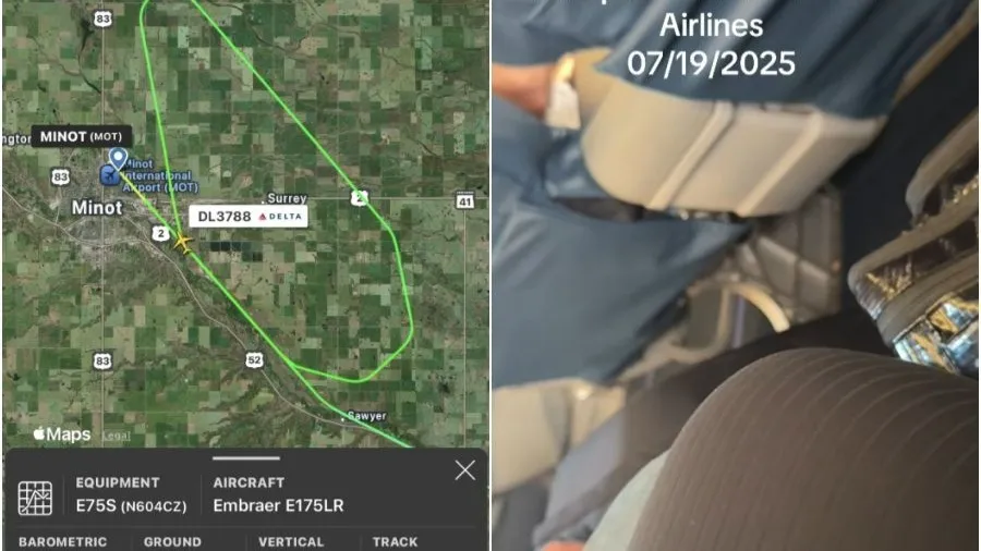 美軍B-52轟炸機險撞達客機 客機機長「急轉彎救全機」的封面圖片