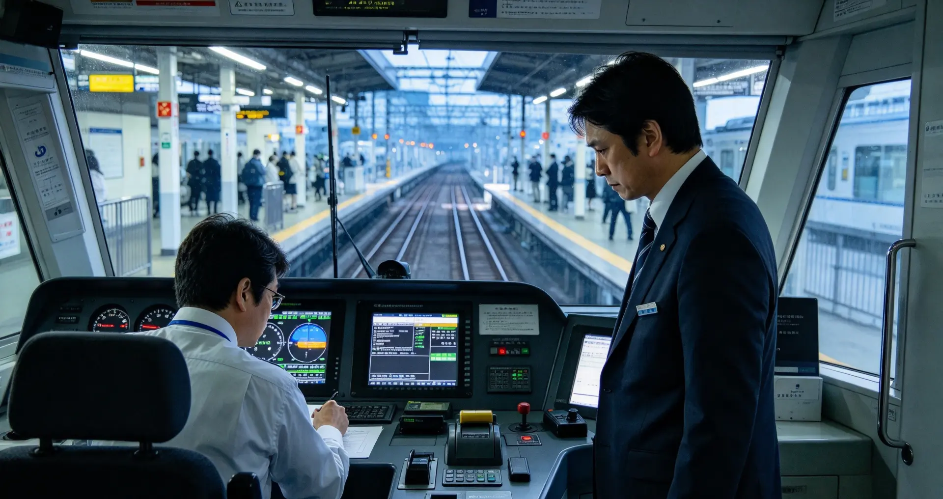 JR西日本阪和線28日上午發生驚險事件，30多歲駕駛行車時打瞌睡未煞車，載有約350名乘客的電車衝過東佐野站300m，防過站裝置失靈，最後由車掌拉下緊急煞車。（示意圖來源：藍莓卷）